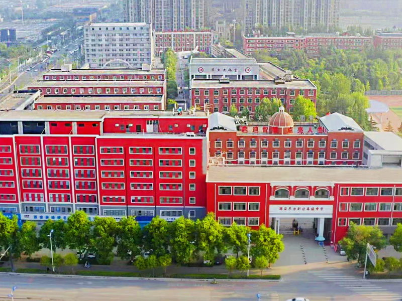 凤县校园鸟瞰图